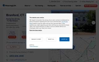 HearingLife of Branford CT website