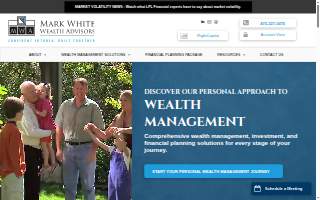 Mark White Wealth Advisors website