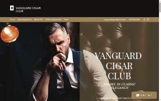 Vanguard Cigar Club website
