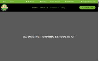 A1-Driving.com | Driving School in Bridgeport/Stratford website