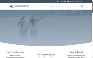 AA Hearing Aid Center website