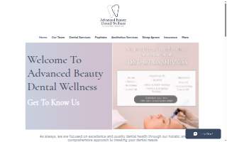 Advanced Beauty Dental Wellness website