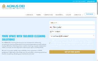 Agnus Dei Cleaning Services of Bridgeport website