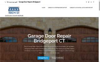 Bens Garage Door Repair Inc. website