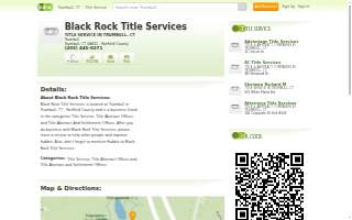 Black Rock Title Services website