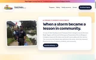 Bright Giggles Learning Center website