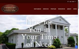 Commerce Hill Radozycki Funeral Home website