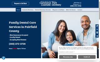 Commerce Park Cosmetic Dentistry LLC website