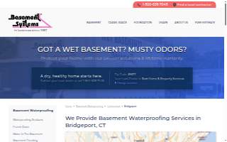 Connecticut Basement Systems of Bridgeport website