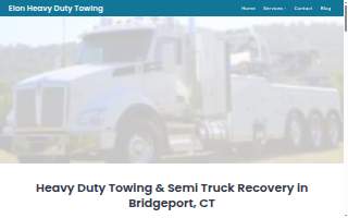 Elon Heavy Duty Towing website