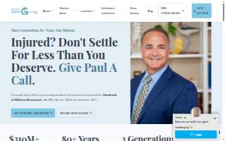 Ganim Legal.P.C. website