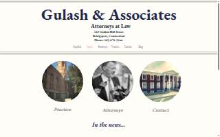 Gulash & Associates website
