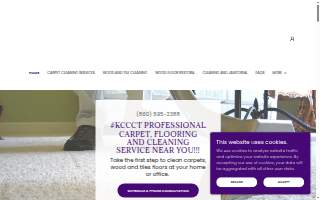 King Carpet Cleaning Service website