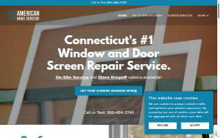 American Home Screens website