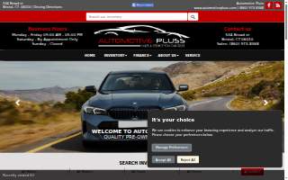 Automotive Pluss website