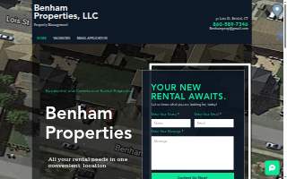 Benham Properties website