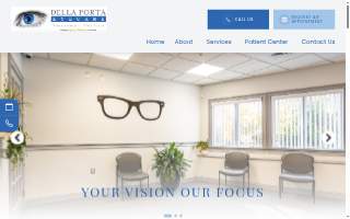 Della Porta EyeCare LLC website
