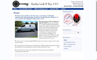 Hartley Lock and Key website