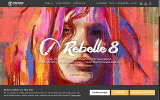 Rebelle Studio & Gallery of Bristol website