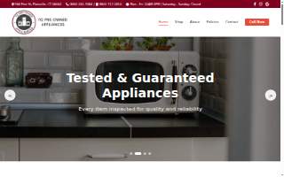 TG Pre-owned Appliances of Bristol website