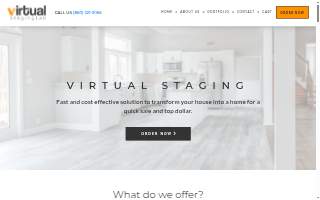 Virtual Staging Lab website