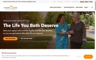 Assisted Living Home Care Services of Cheshire website
