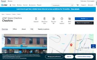AT&T Store of Cheshire website