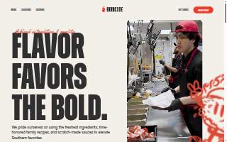 BIRDCODE Hot Chicken website