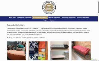 Connecticut Upholstery website