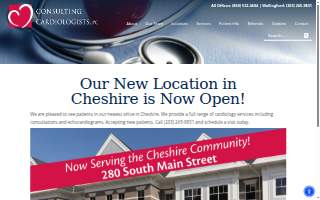 Consulting Cardiologists, PC of Cheshire website