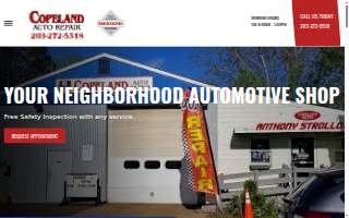 Copeland Auto Repair website