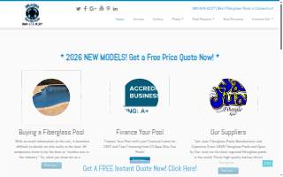 EZ Aqua Blue Sea Pools website
