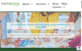 Fresh Online Designs website