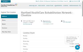 Hartford HealthCare Rehabilitation Network website