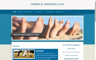 Herbert M Karpelman Jr DPM website