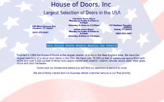 House of Doors, Inc. website