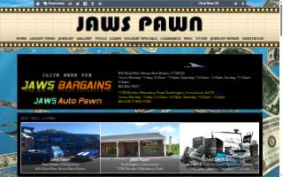 Jaws Pawn Shop Of Southington website