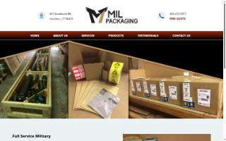 Mil Packaging Co website