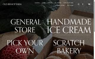 Old Bishop Farm website