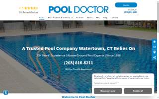 Pool Doctor website