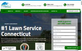 Atlantic Lawn Service website
