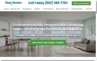 Clean In Between website