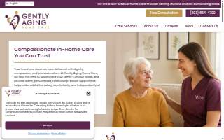 Gently Aging Home Care, Inc of Clinton website