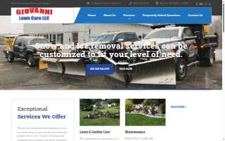 Giovanni Lawn Care LLC website