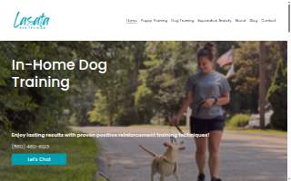 Lasata Dog Training of Clinton website