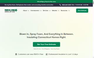 Nealon Insulation of Connecticut website