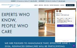 Advanced DermCare website