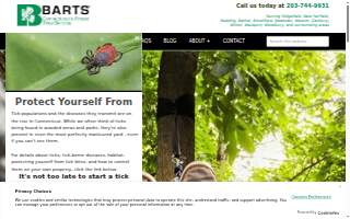 Barts Tree Service website