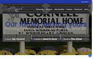 Bethel Funeral Home (Cornell Memorial Inc.) website