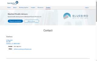 Bluebird Wealth Advisors - Ameriprise Financial Services, LLC website